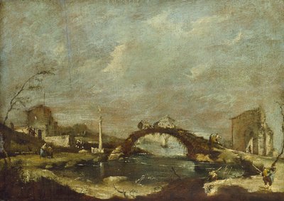 Capriccio-Landschaft von Francesco Guardi